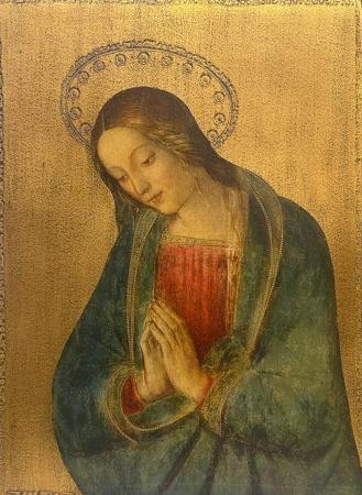 Quadro di  Anonimo Madonna - olio tavola 
